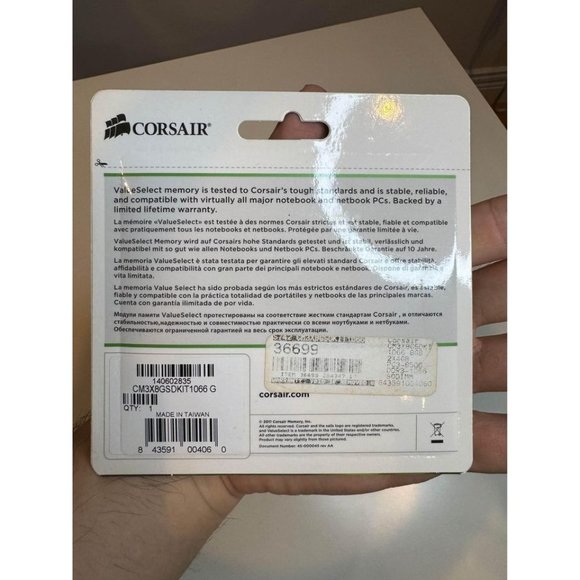 Corsair 8GB Ram - Picture 3 of 3